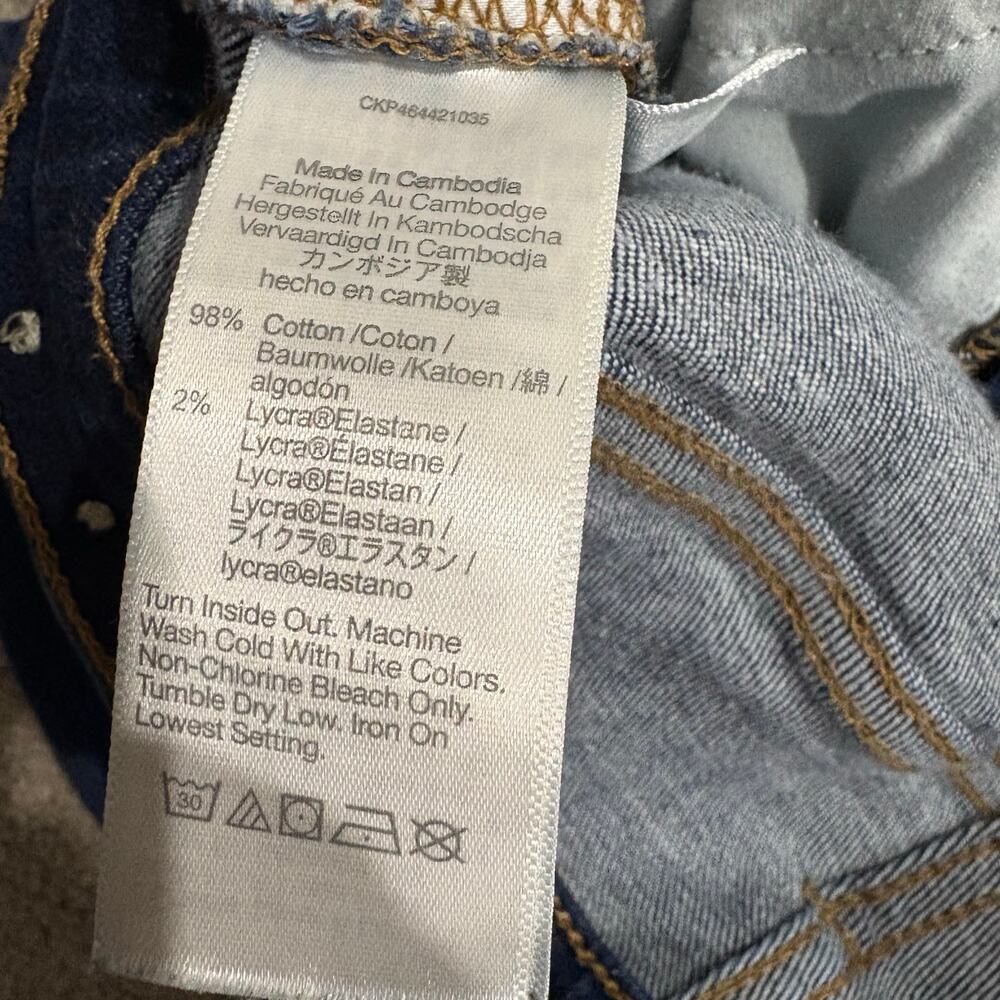 Madewell Dark Wash Skinny Flare Denim Jeans 25 Women’s Colleton Wash NG357 - Picture 6 of 7